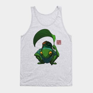 A Frog and His Son Inspecting Tank Top